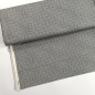Preview: ST10199 Stoff Webware Baumwolle Meterware weiß mit schwarzem Gittermuster Meterware MODA